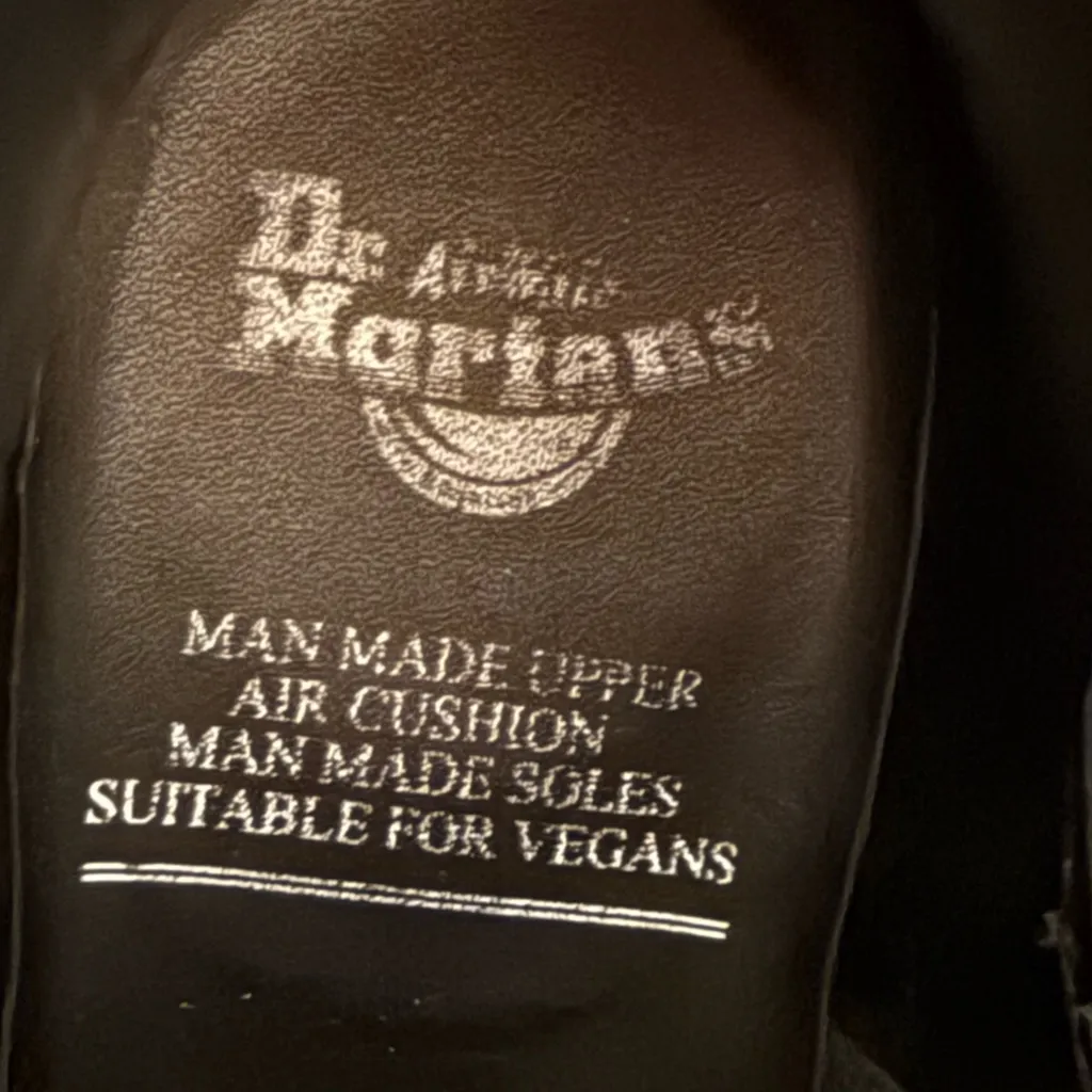 Dr. Martens Docs Quad 2976 Black Vegan Leather Felix Platform Chelsea Boots 6 - Image 12