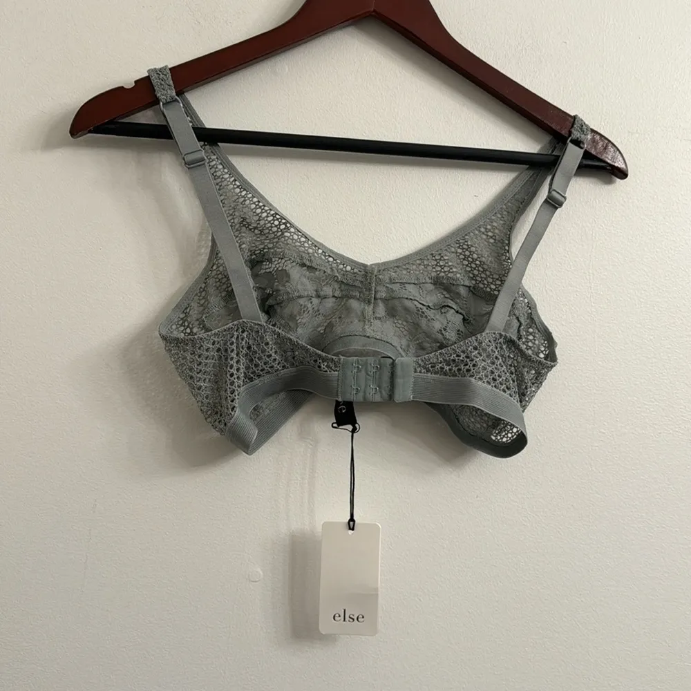 Else blue mist lace soft cup Bralette sz xl Gray - Image 6