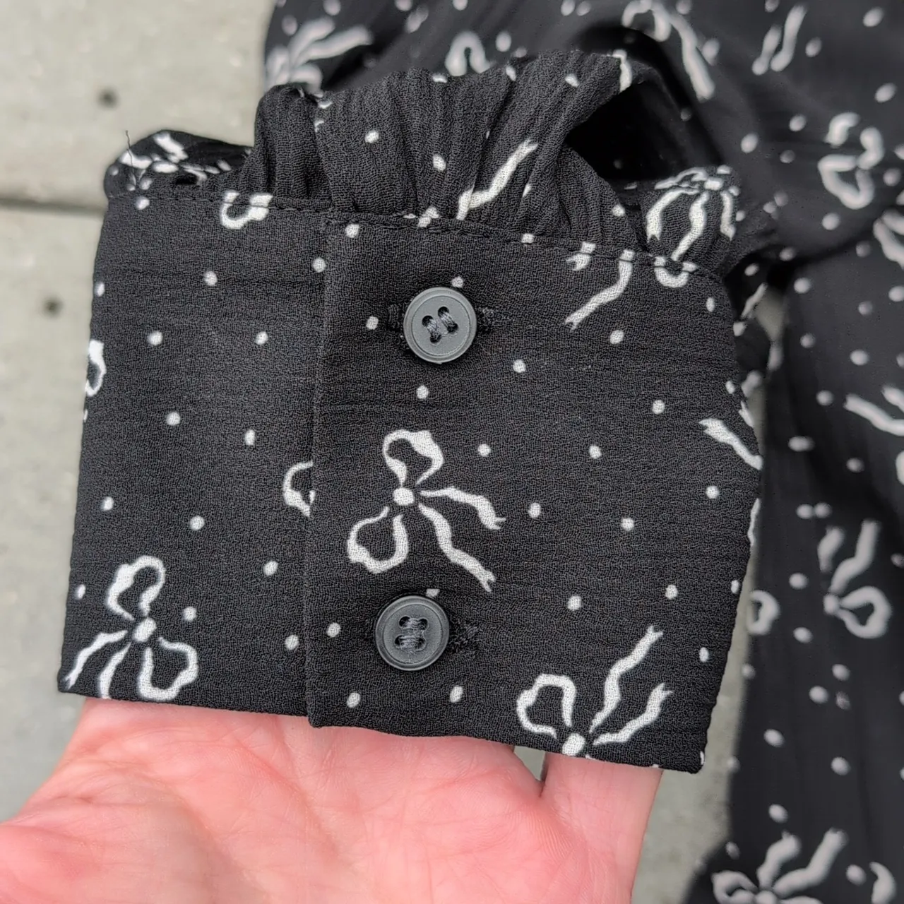 NWT LOFT Bow Print Back Tie Blouse | Loft Bow Blouse - Image 12