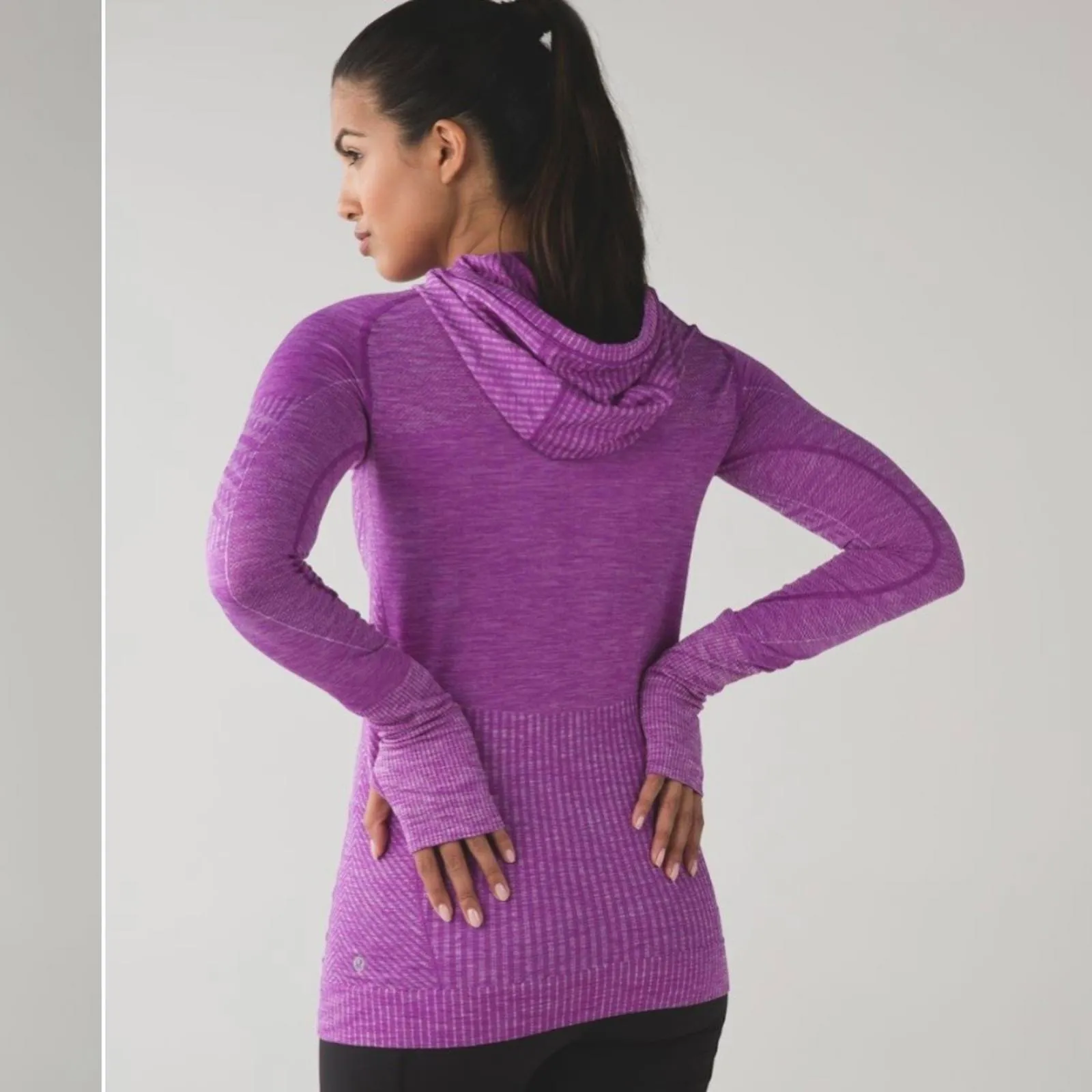 Lululemon Rest Less Hoodie Heathered Tender Violet Size 6 - Image 2