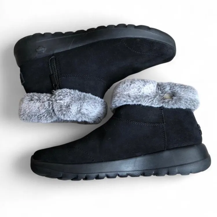 Skechers Womens 8.5 On The Go Joy Savvy Side Zip Boot Black 144003 - Image 6