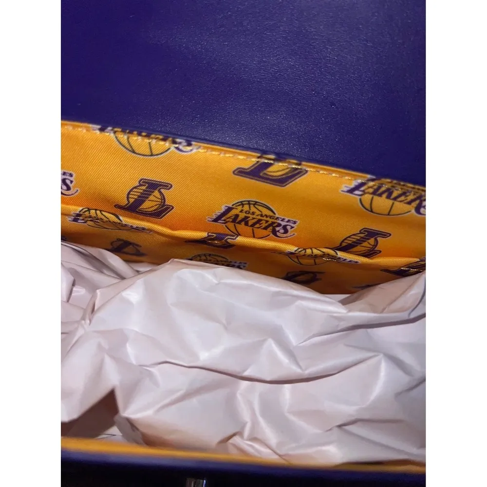 NBA Los Angeles Lakers Logo Crossbody Bag - Image 9