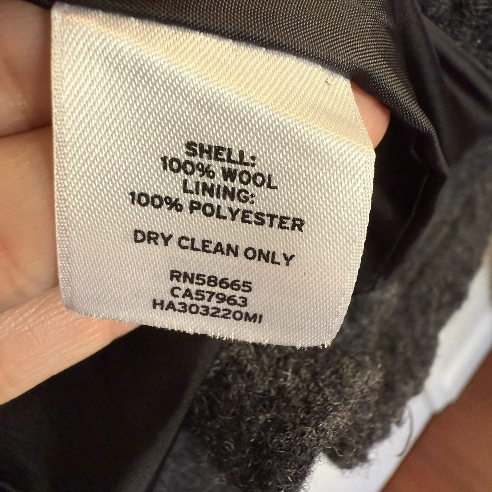 Halogen Women's Medium Winter Peacoat Grey Wool Blend - Image 6