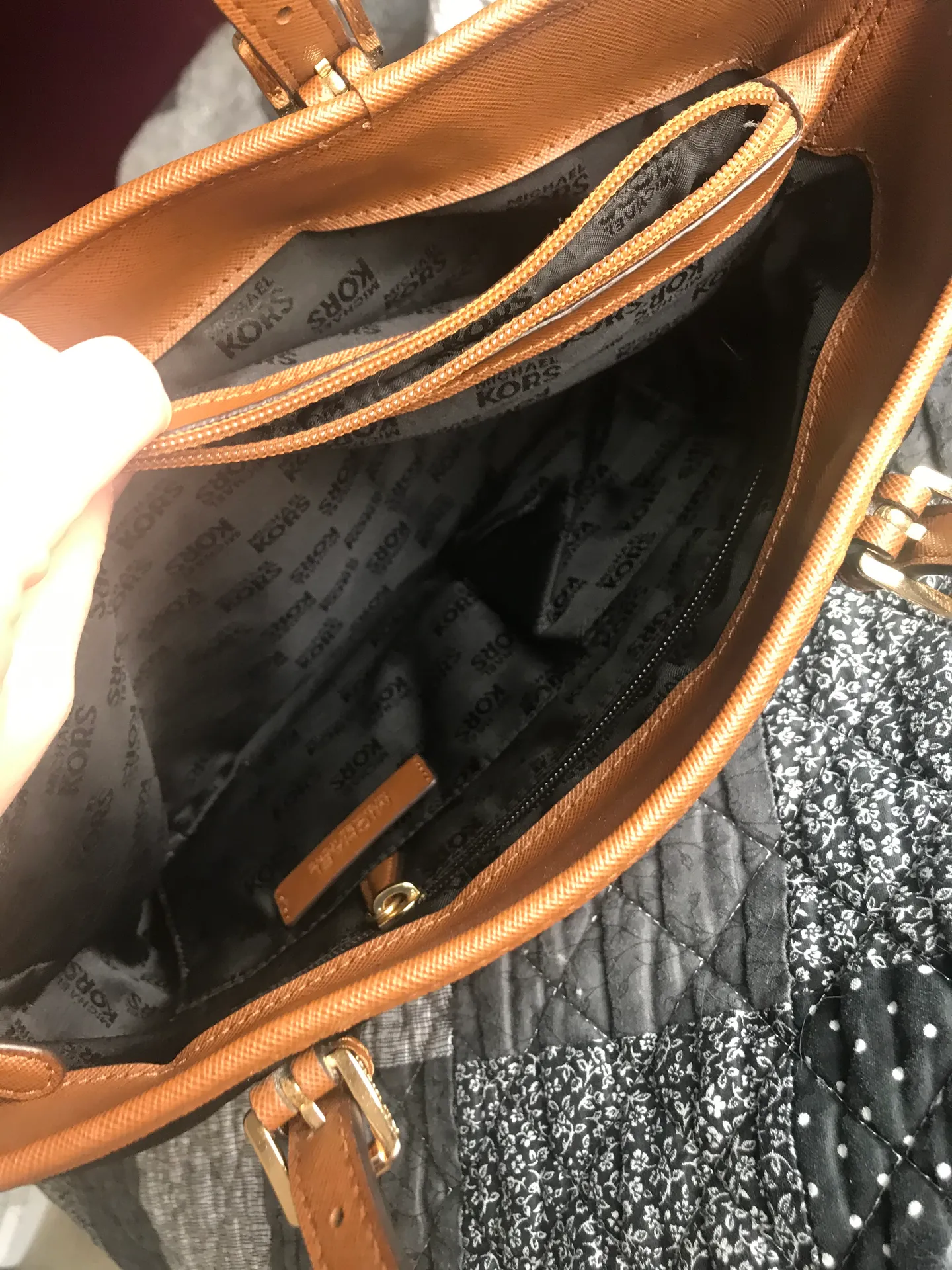 black & brown purse - Image 7