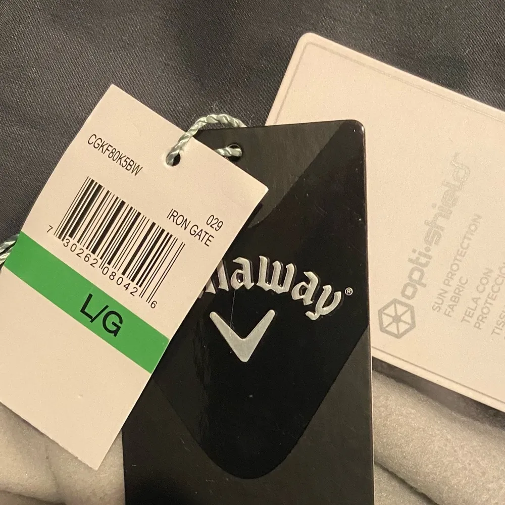 Callaway optishield grey quilted full zip size large women’s jacket. - Image 6