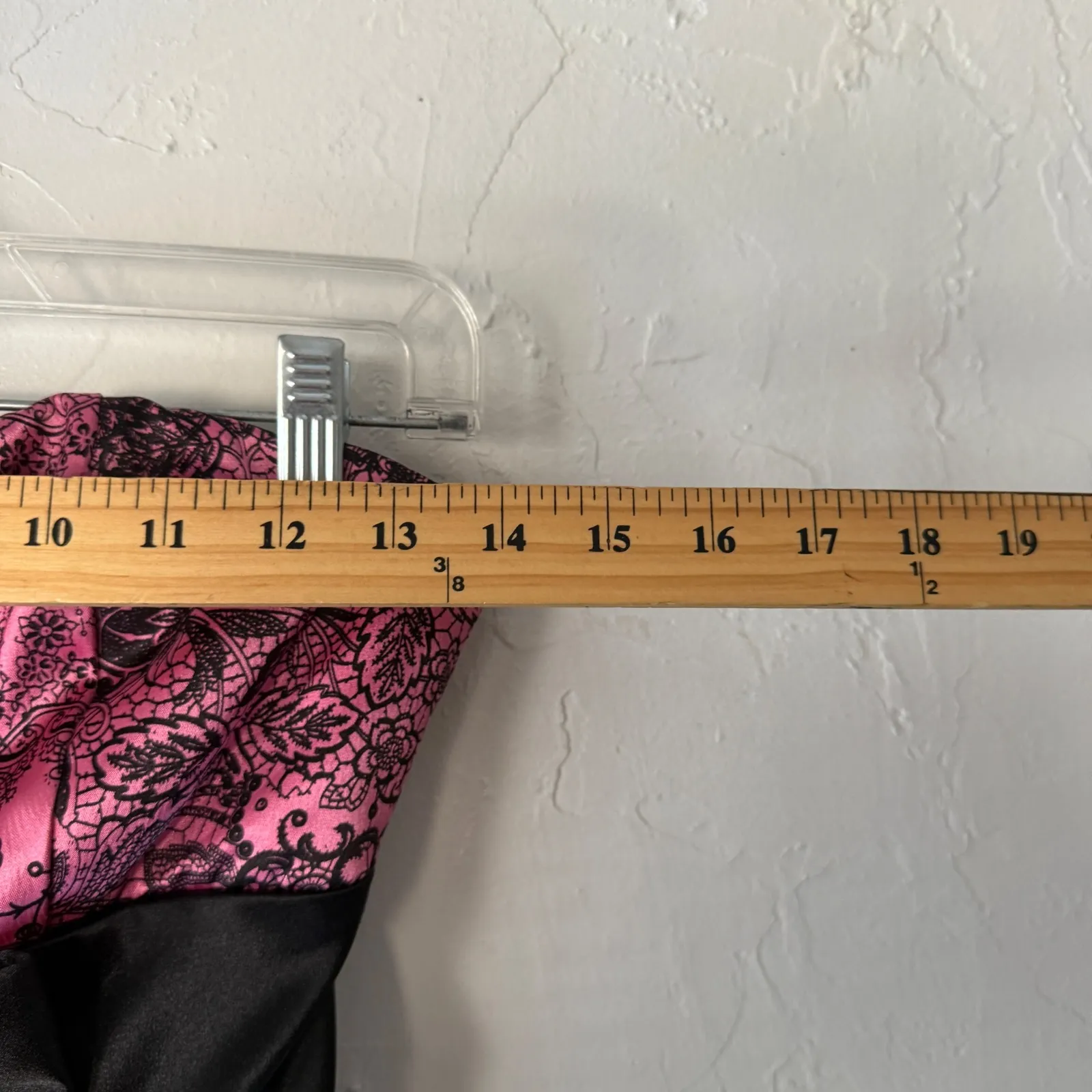 Ruby Rox Vintage Y2k Pink Black Lace Ruffle‎ Bubble Dress M Emo Punk Scene Dance - Image 5