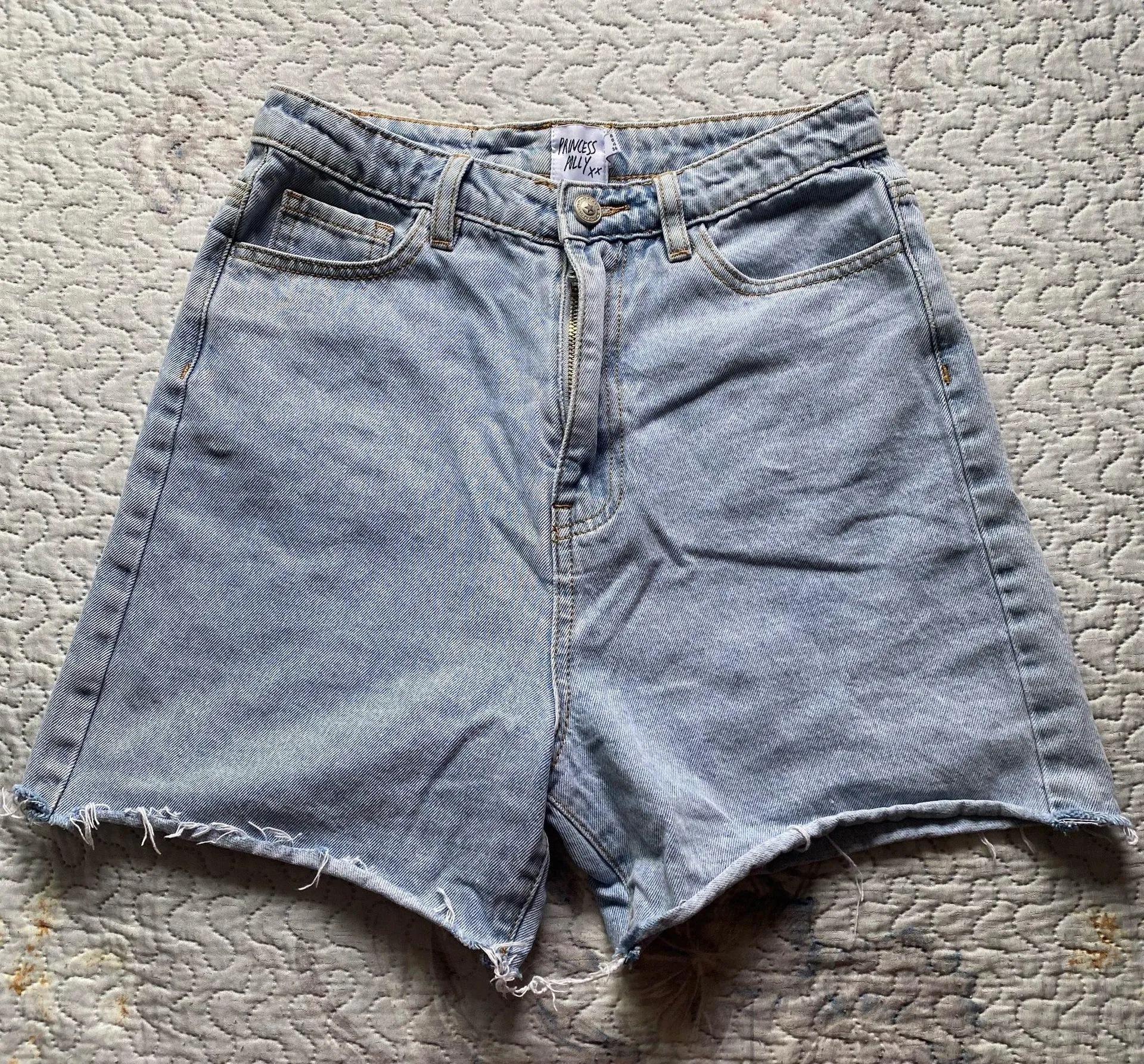 Princess Polly Denim Shorts High-Waisted - Image 4