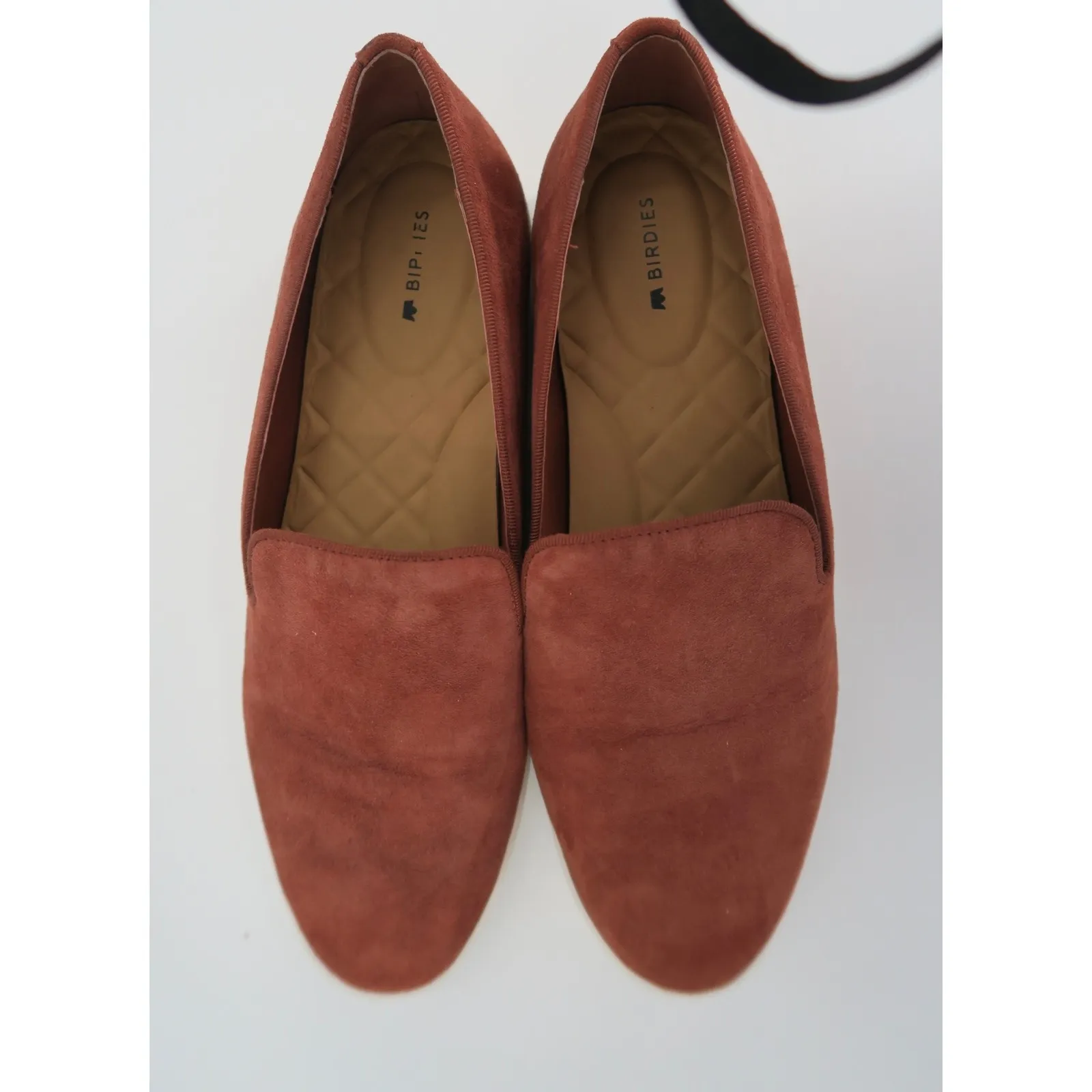Birdies Women's Rusty Red Suede Loafers Slip On Flats Size 10 - Image 5