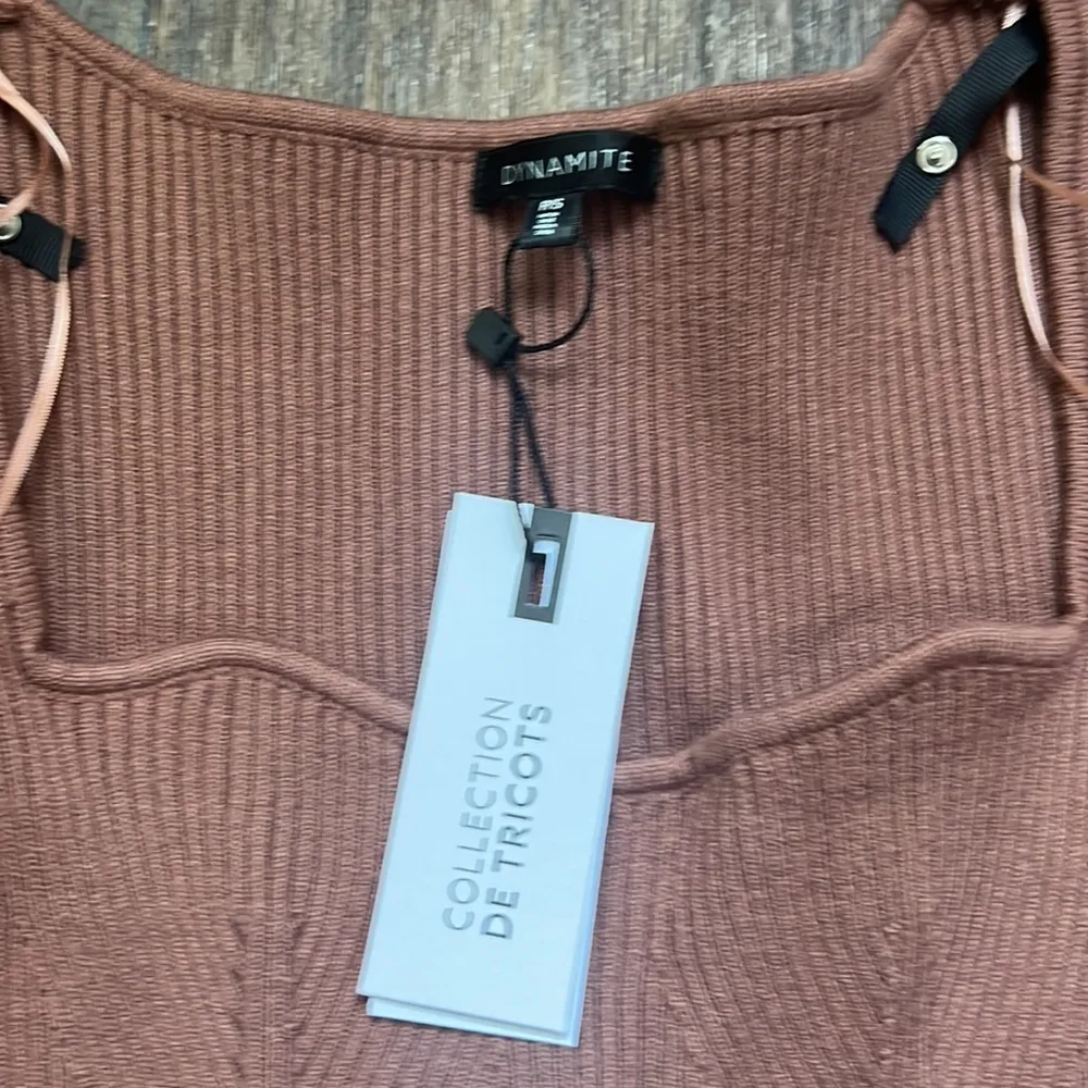 Dynamite Bardot Neckline Sweater Dress - Image 5