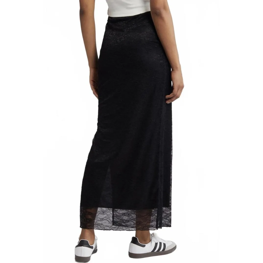 BP Floral Lace Maxi Skirt XX-Small BLACK NIGHT NWT XXS - Image 2