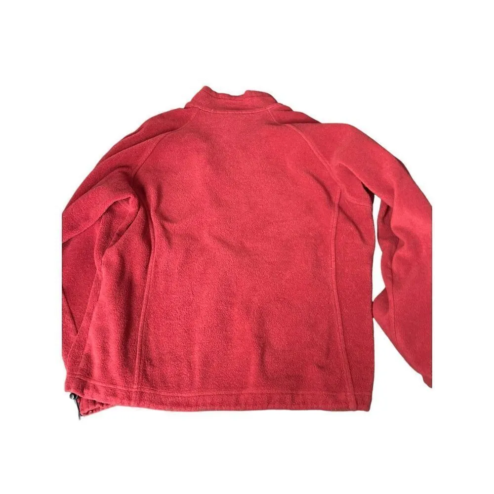 Columbia size large red women’s full zipper - note broken zipper (but functional - Image 7