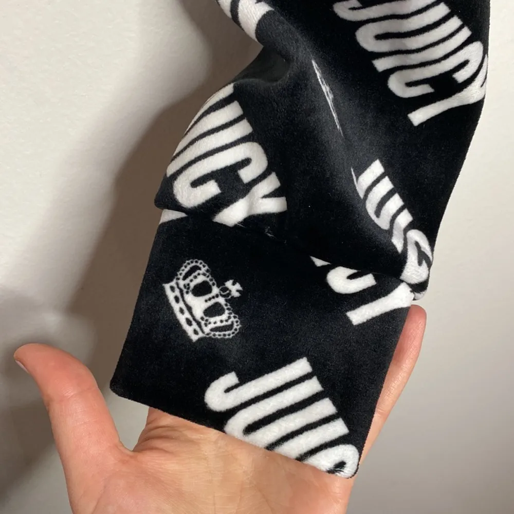 Juicy couture terry cloth crown spell out zip up hoodie size S - Image 6