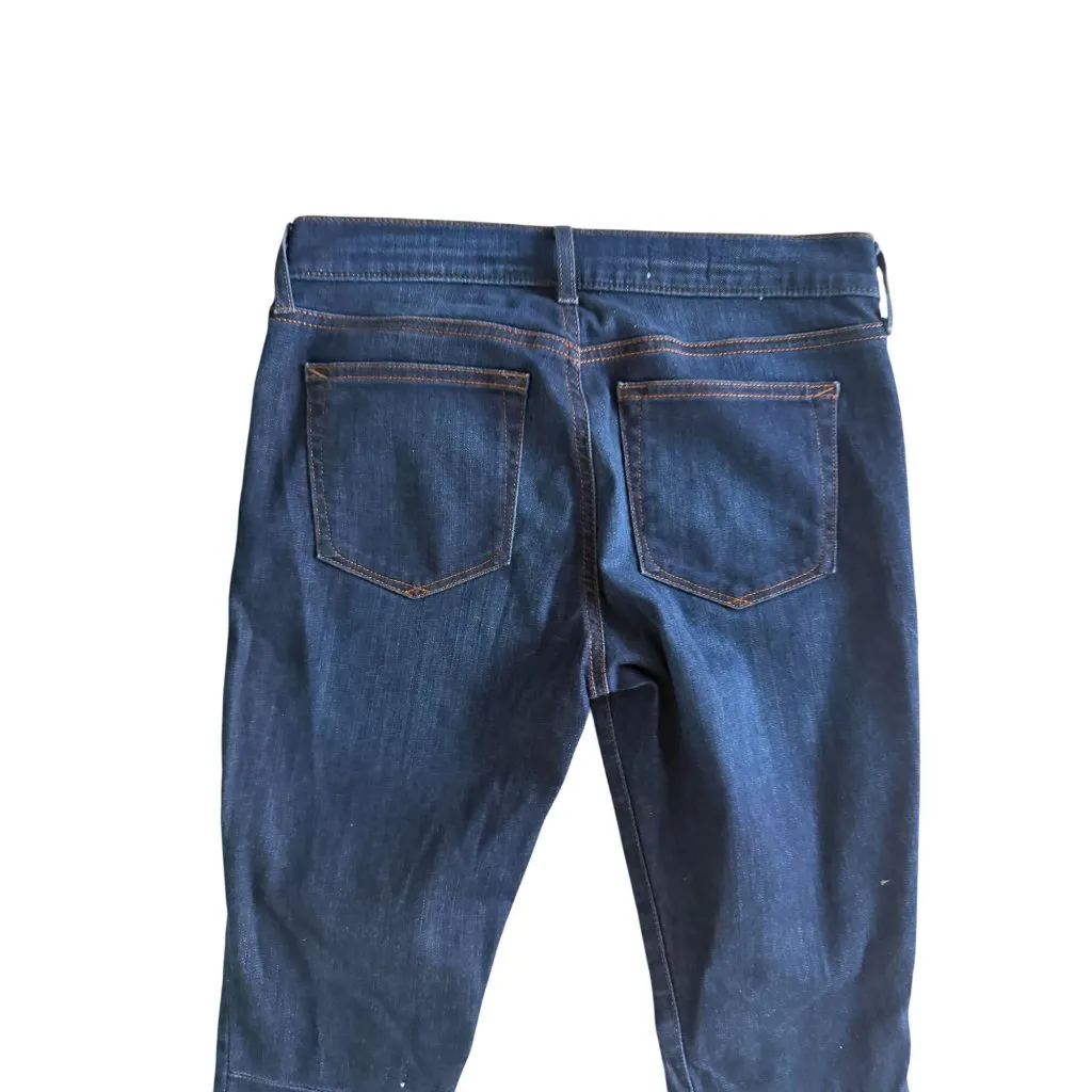 GAP 1969 Dark Wash Back Zip Legging Jeans Size 29 - Image 3