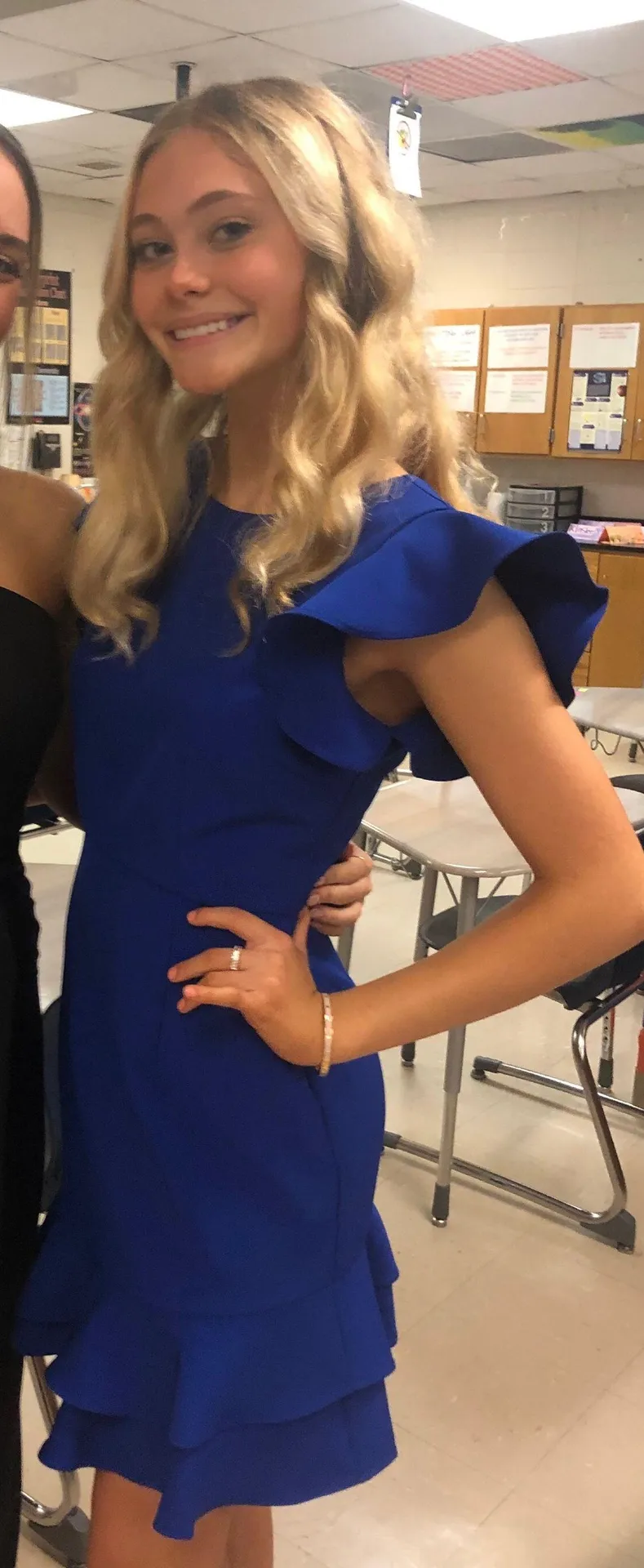 C. Luce Blue Cocktail Dress  - Image 2