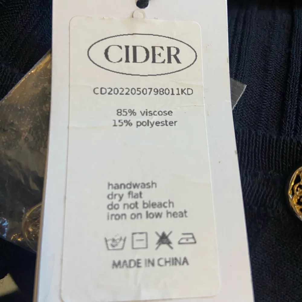 Cider Black Ribbed Cutout Dress Size Small NWT - Image 12