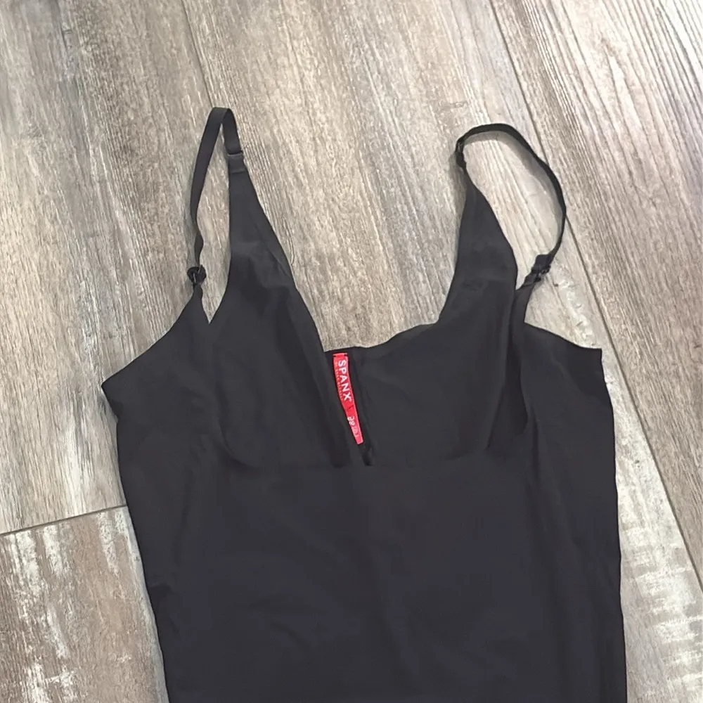 Spanx Thinstincts Open Bust Mid-Thigh bodysuit Black XL - Image 9