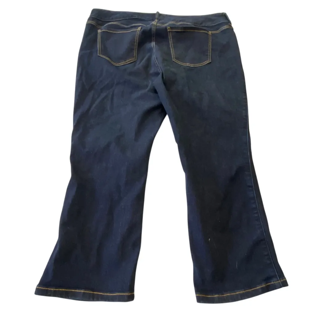 Torrid Super soft Feel the Fit Crop Jegging Dark Blue Jeans Size 20 PLUS - Image 3