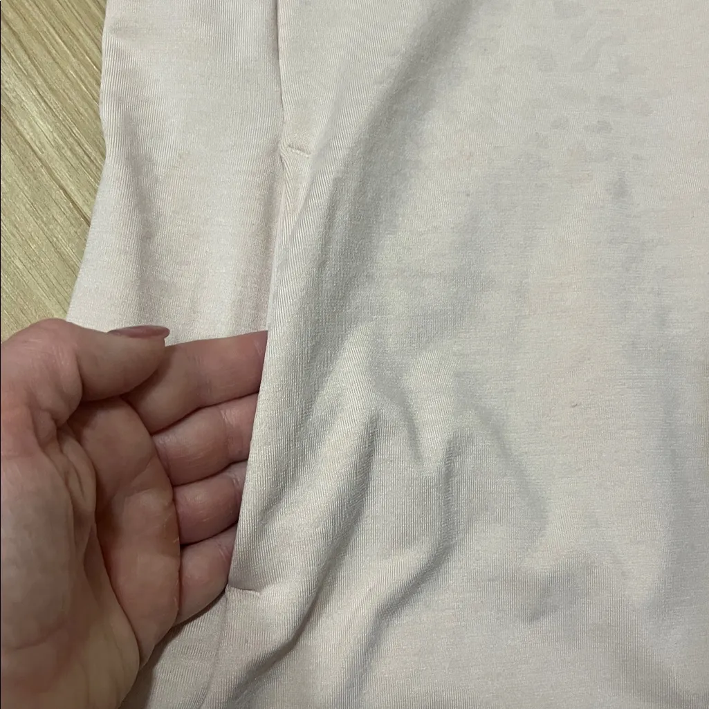 Calia Cloud Mock Neck Long Sleeve Blush Athletic Top XS Pink - Image 6