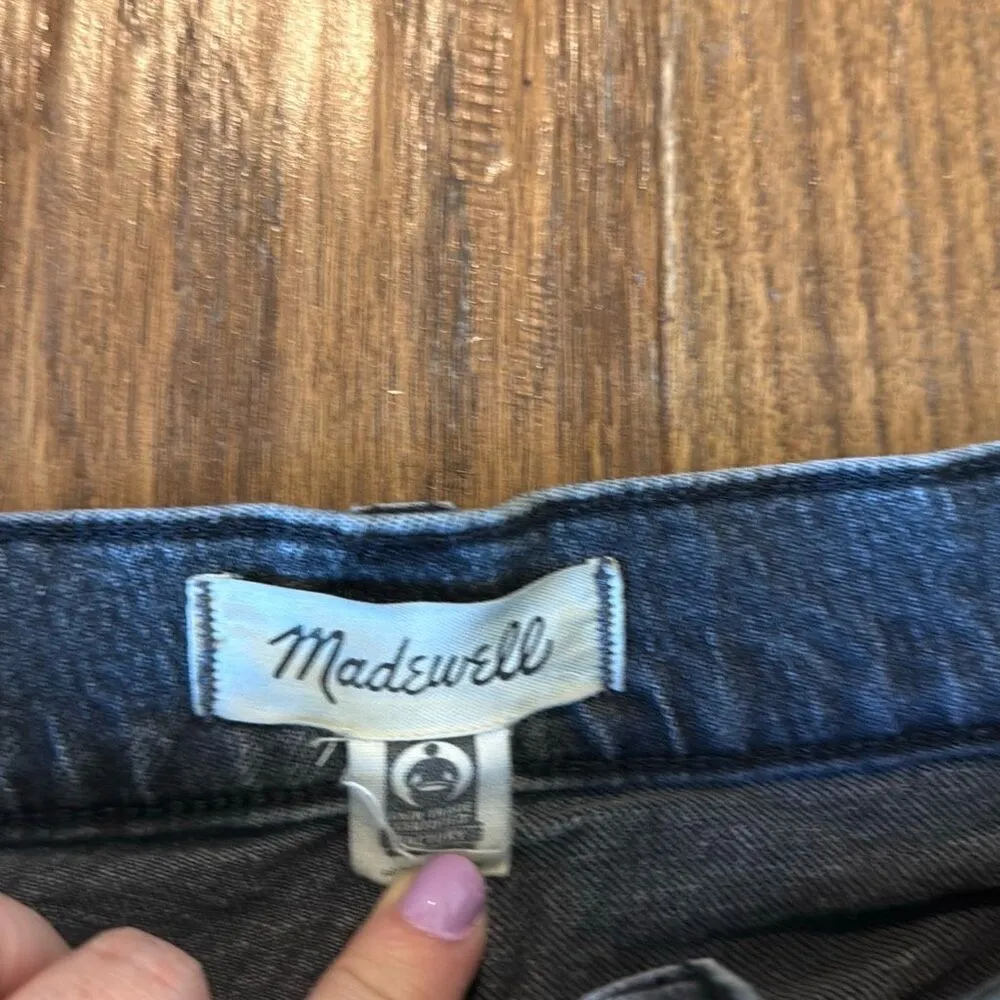 Madewell the perfect vintage straight leg seam front greywash jeans 28 - Image 6