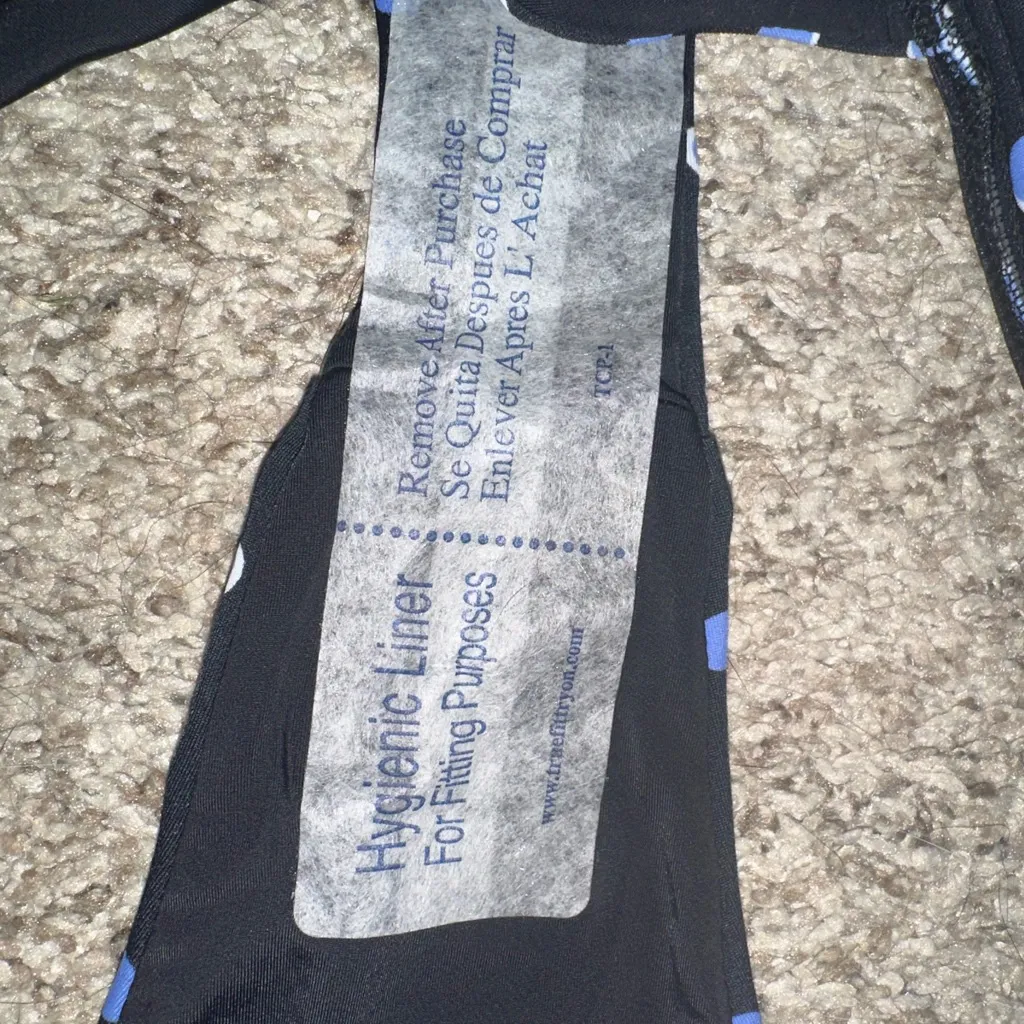 Devon Windsor Bikini Bottom‎ Black Blue Polka Dots NWT Size XS - Image 8