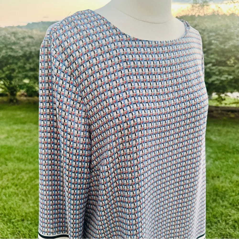 Women's Violet + Claire Multicolor Diamond Patterned Top - Image 6