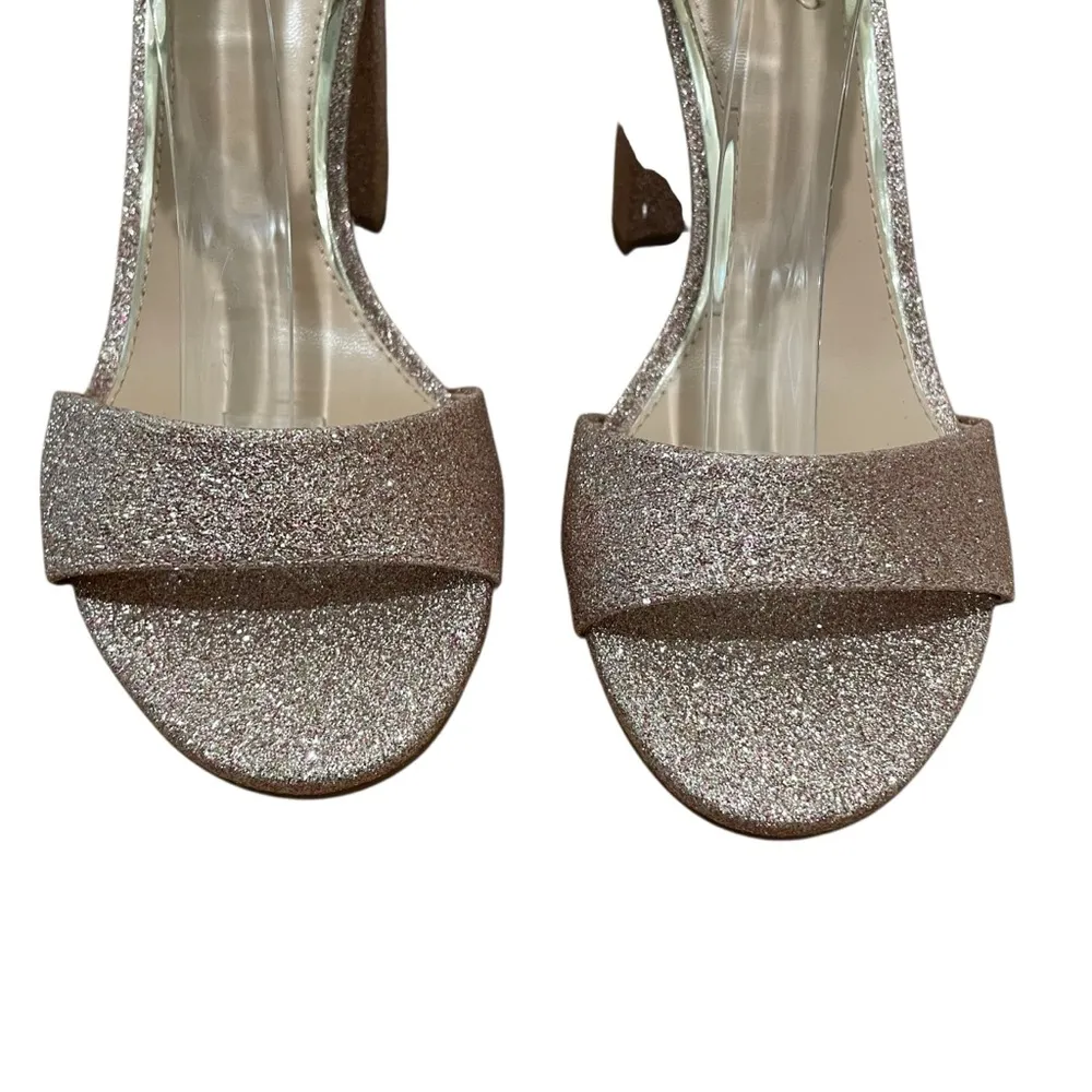 Jewel by Badgley Mischka Louise Ankle Strap Sandal Rose Gold Women’s Size 8 - Image 6