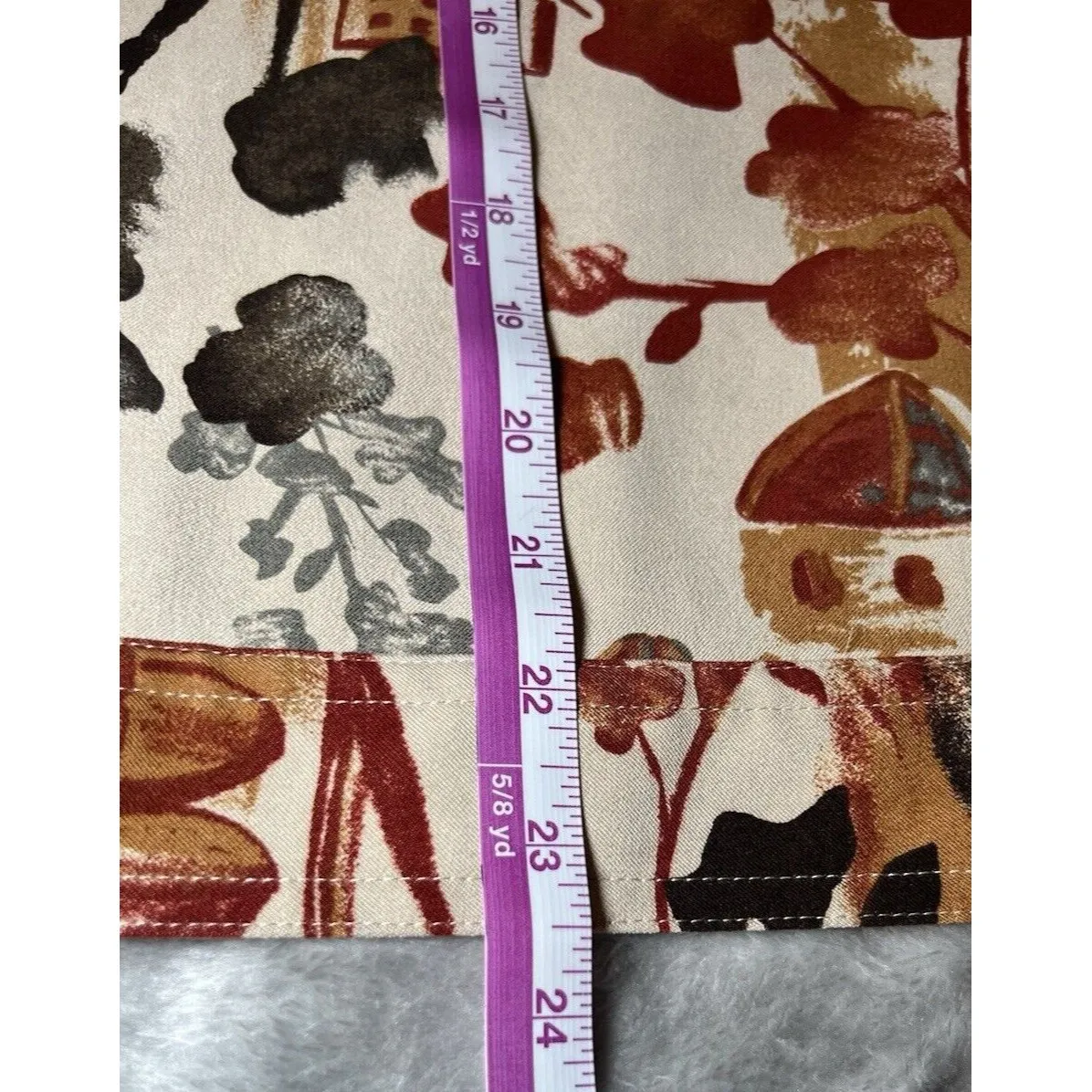 Christopher & Banks  Blazer‎ Womens Size Large Tan Multicolor Full Button Stretch - Image 11