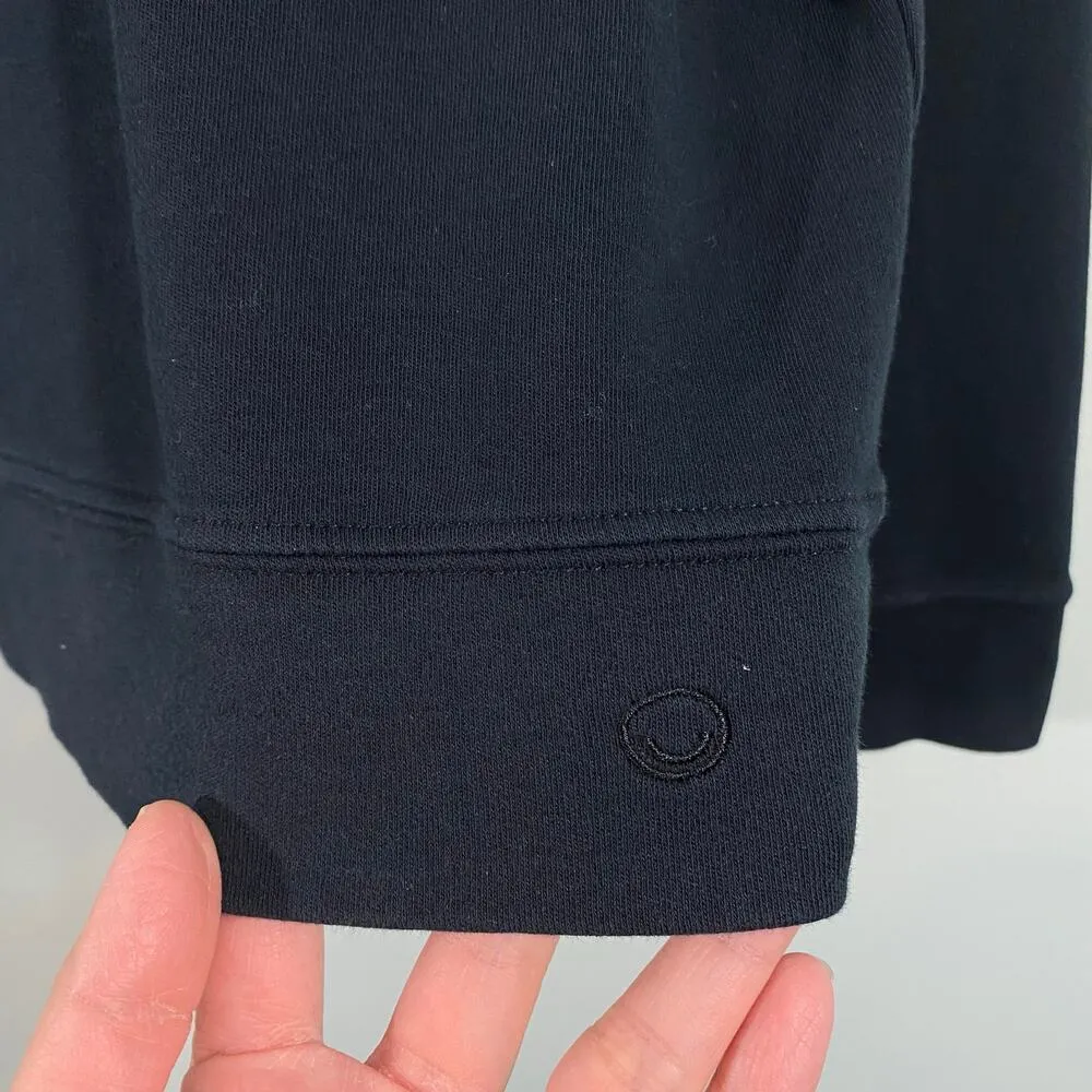 For Days Women's Black Loose Fit Organic Cotton Cropped Sweatshirt Size M Size M - Image 6