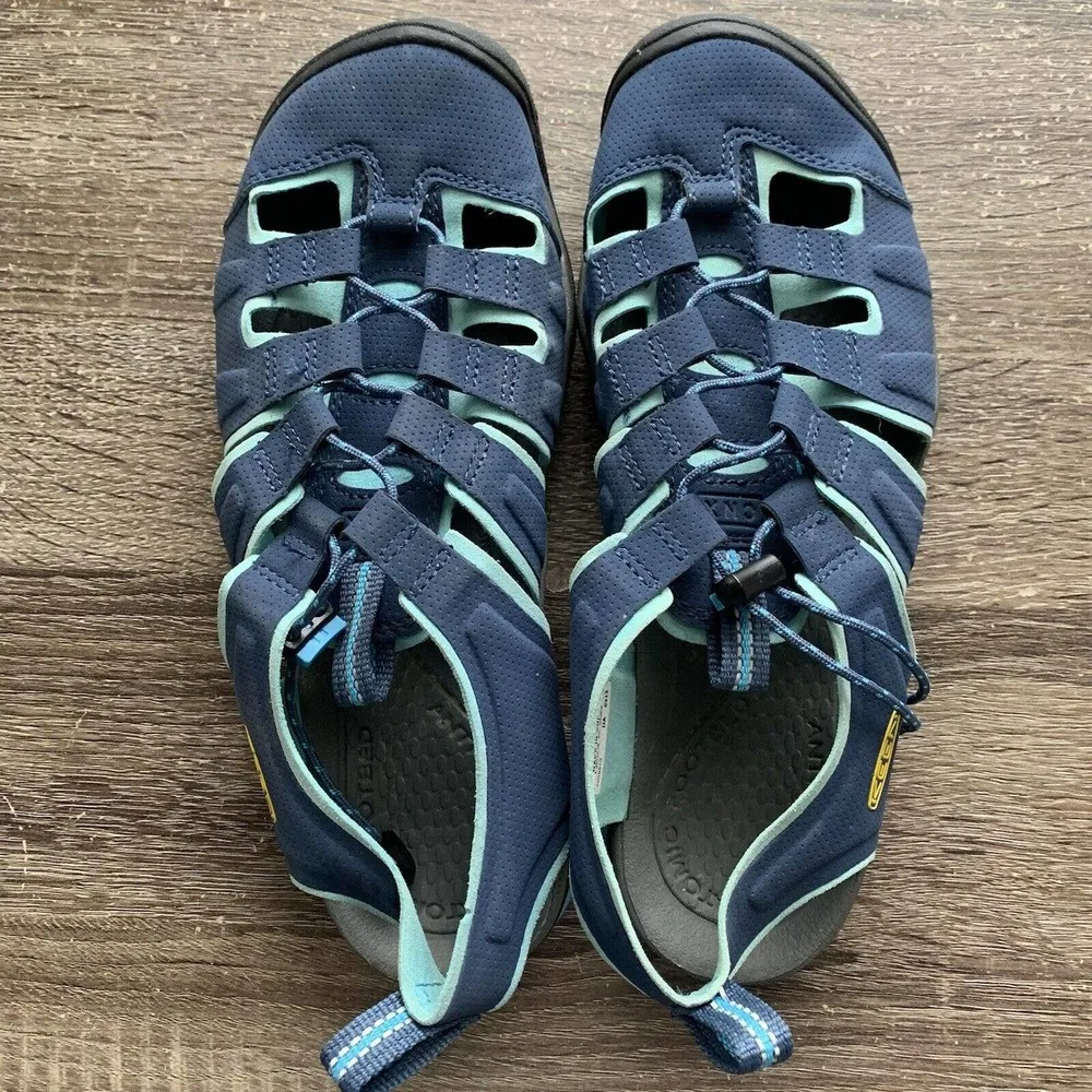 KEEN Newport Waterproof Sandals Hiking Trail Shoes Womens 7 Blue - Image 4