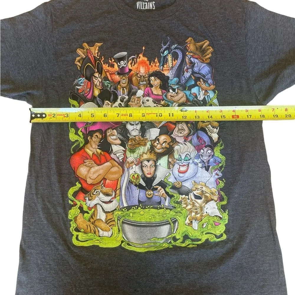 Disney Villains Graphic T Shirt Tee Shirt Womens Size Medium - Image 5