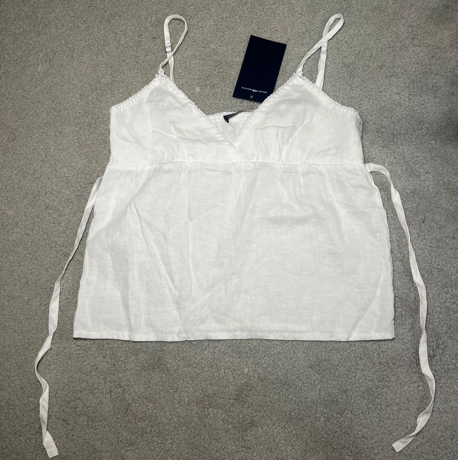 NWT  Edith Linen Tank Top - Image 3