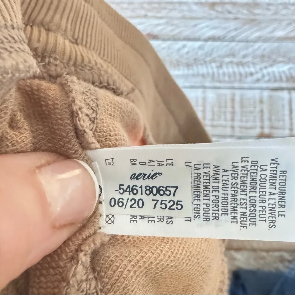 ⭐️Aerie Cargo Joggers 100% Cotton Khaki⭐️ ~medium - Image 9