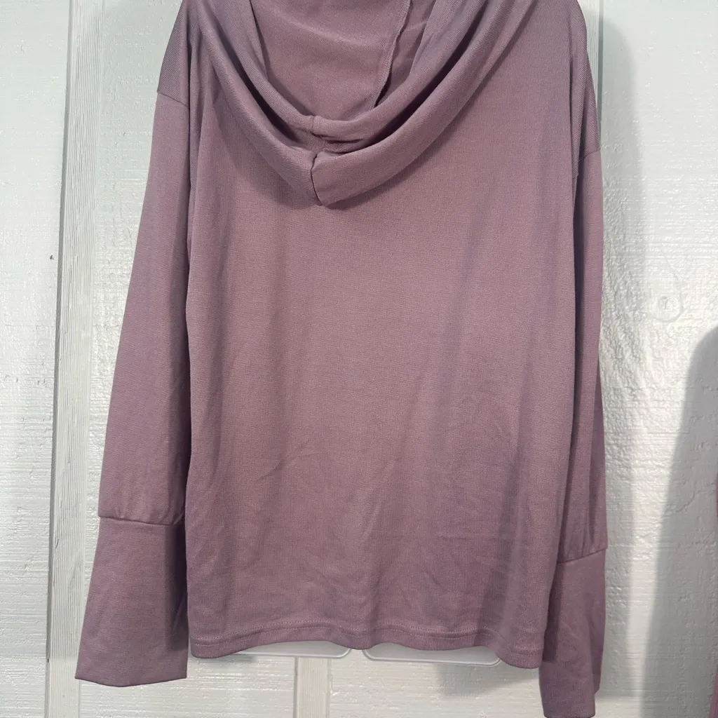 Loft Pink Pullover Hooded Long Sleeve Top 
Size XL 
EUC - Image 6