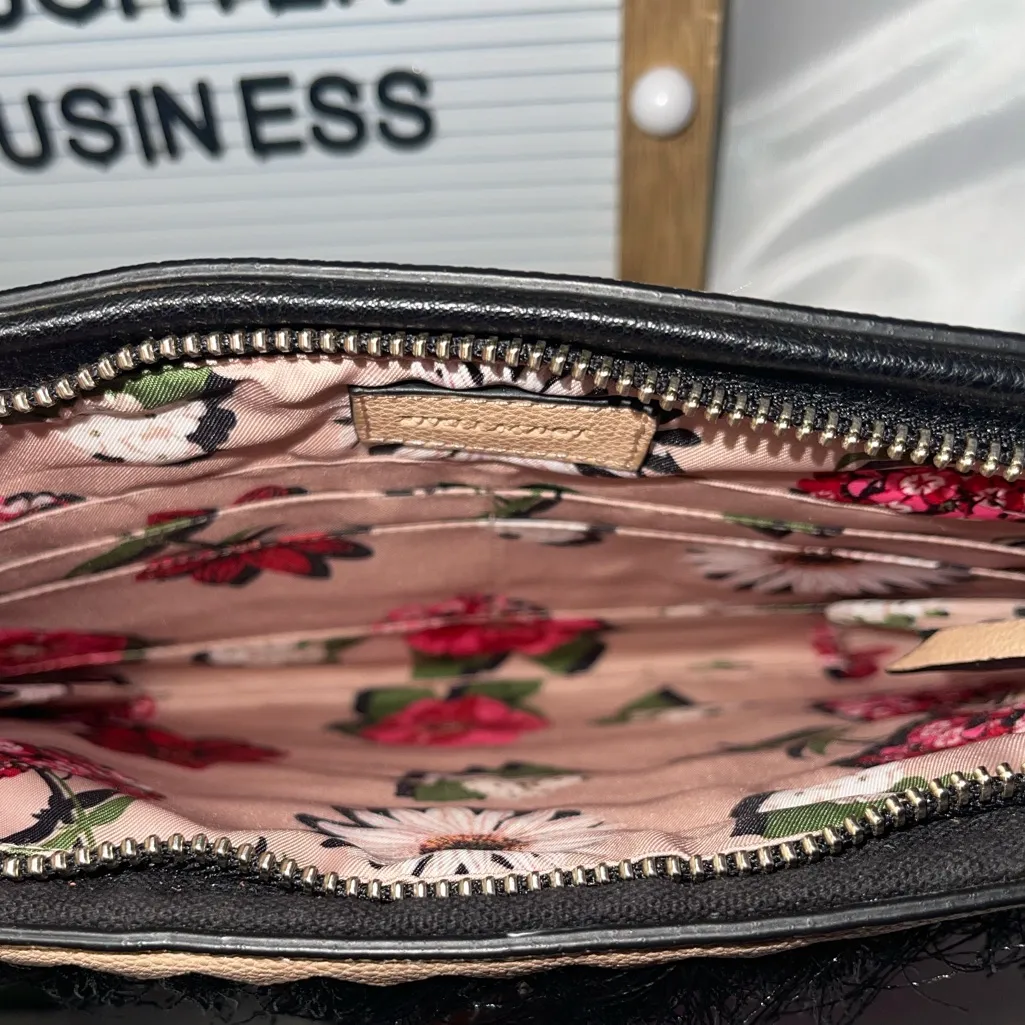 STELLA & DOT "Eloise" Clutch - Pink/Black - Image 3