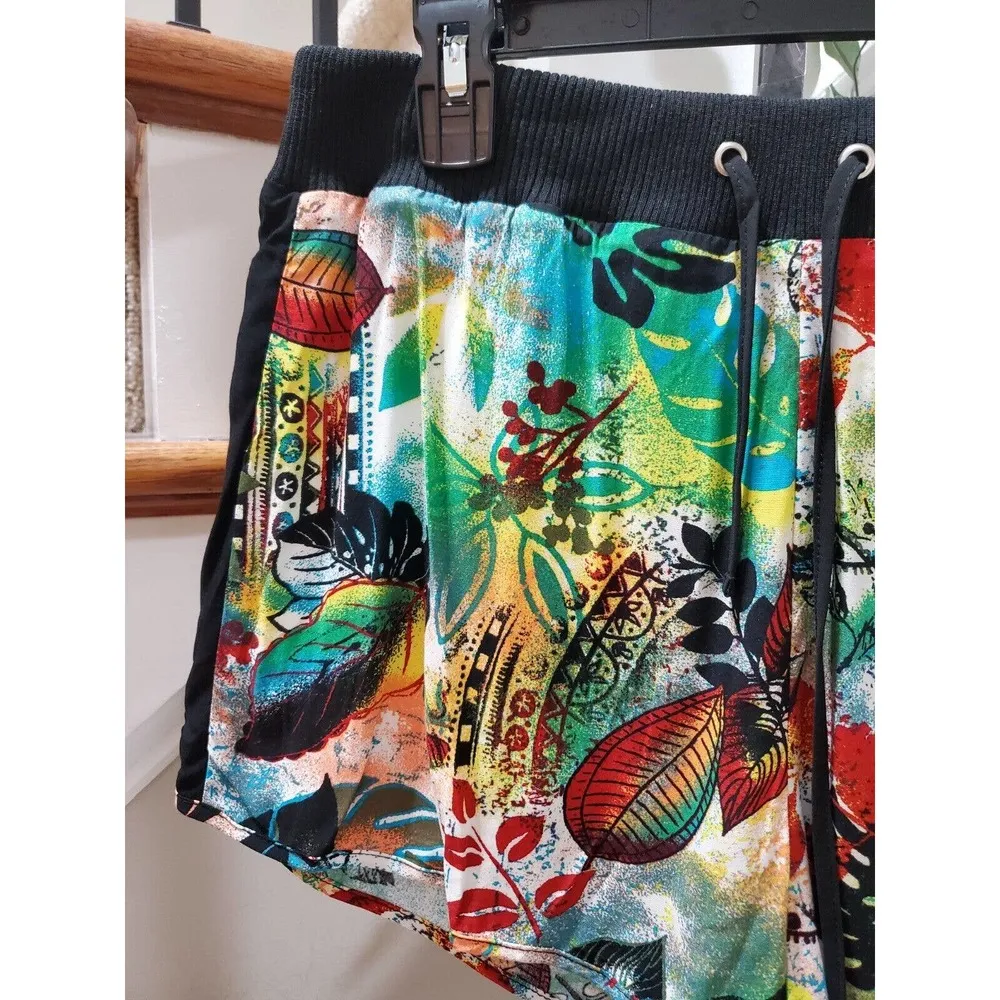 Shift Women's Multicolor 100% Rayon Mid Rise Comfort Waist Skort Size X - Image 2