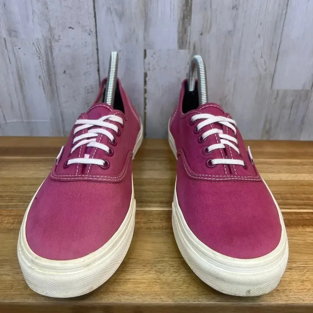 Vans Authentic Purple Canvas Low Top Lace-Up Sneakers - Men's 7.5‎ / Women's 9 - Image 2
