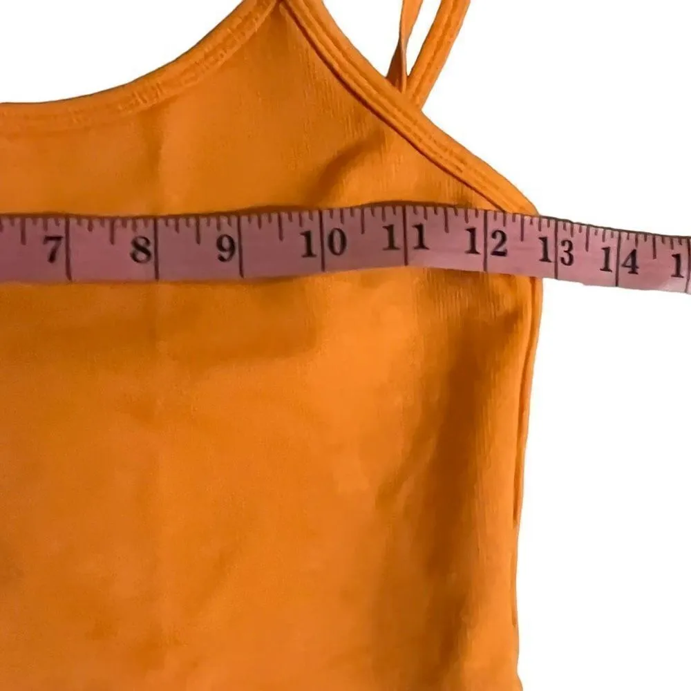  ‎Balance Athletica Orange Cropped Tank Top Size Small - Image 7