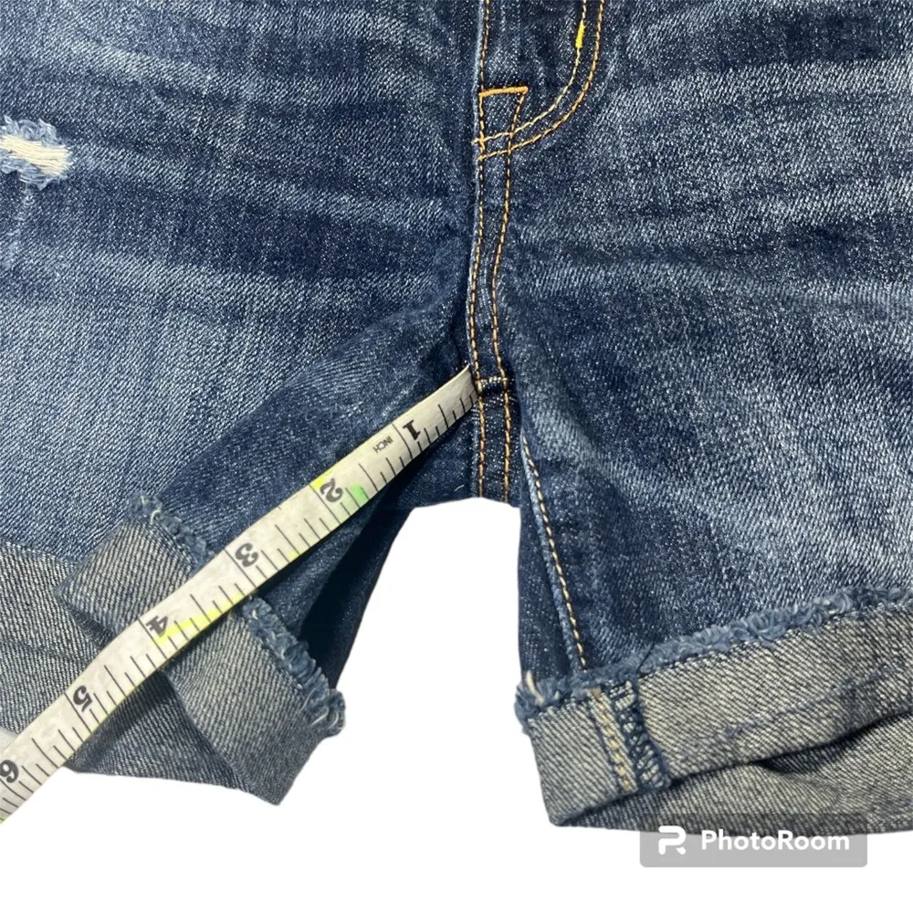 Distressed Denim Shorts - Image 6