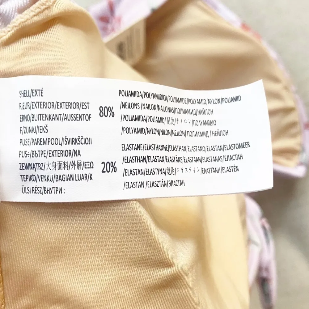 NWT MINKPINK Summer Meadow Tie Front Bikini Top L - Image 8