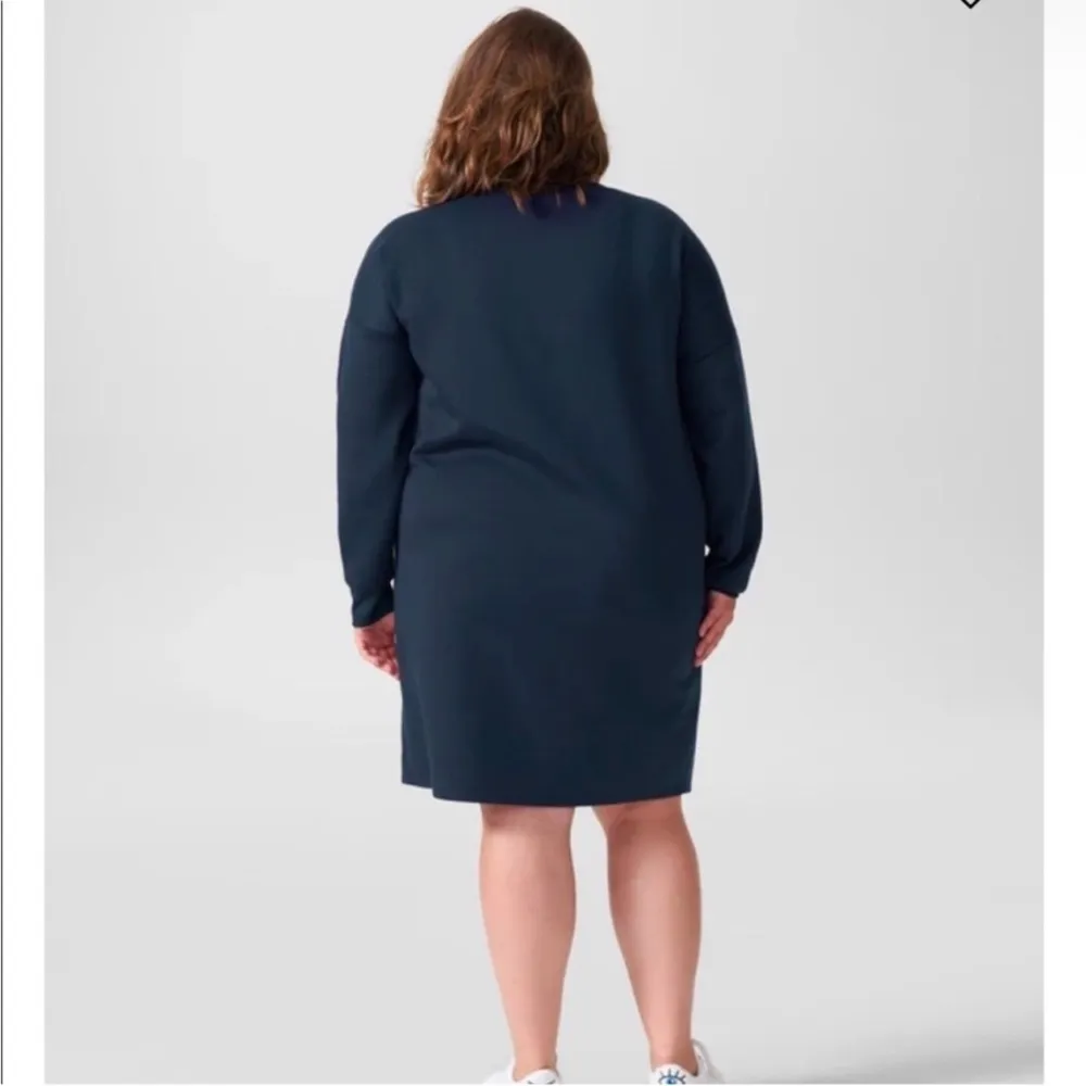 NWOT Game by Universal Standard Iris Spacer Sweatshirt Dress Size 2XS or US 6-8 - Image 2