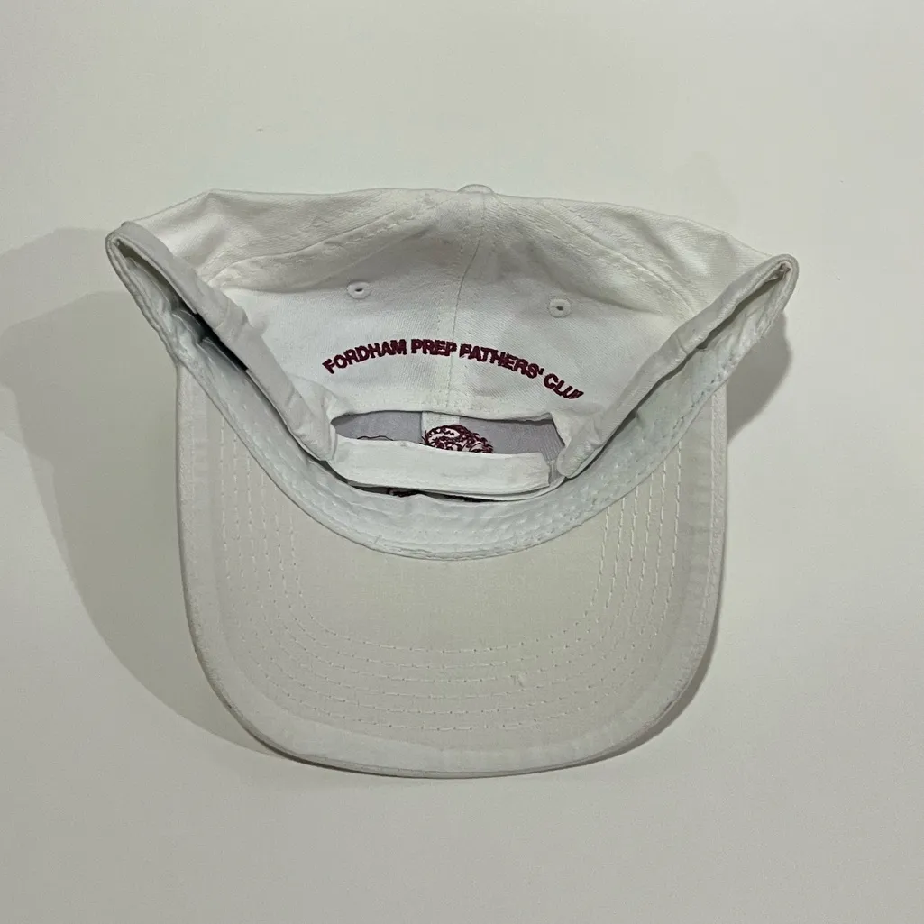 Fordham Prep Father’s Club FPFC Adjustable Baseball Trucker Cap Hat White - Image 8