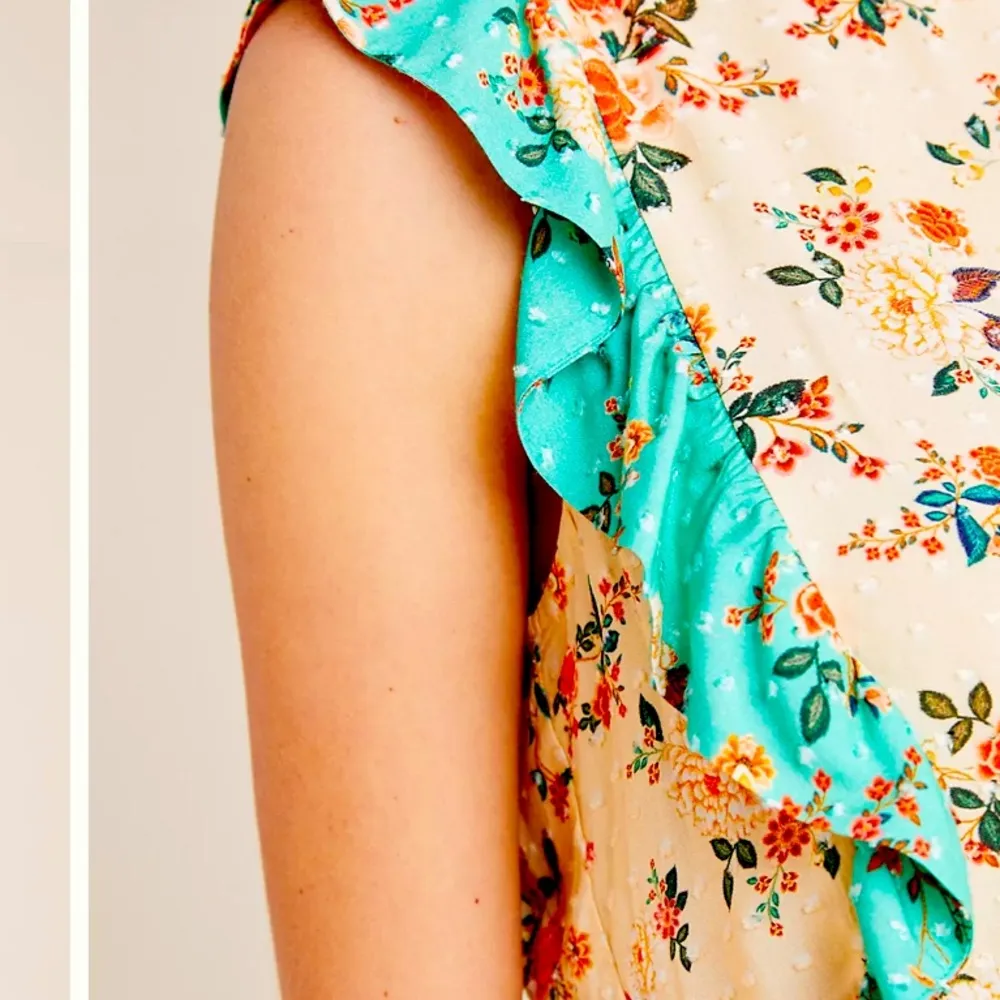 Farm Rio Maggie Ruffled Blouse size M - Image 4