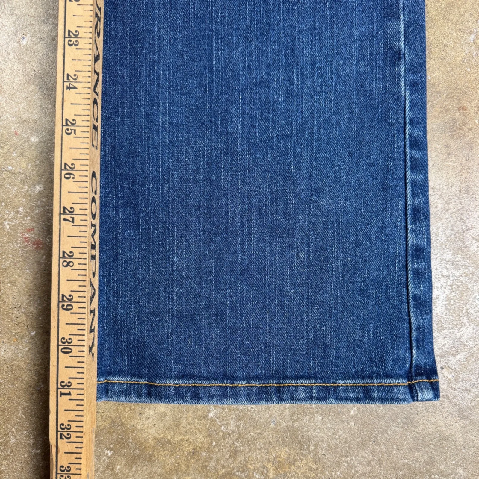 Vtg‎ Lucky Brand Dungarees Women's 8/29 Bootcut Dark Low-Rise Jeans Made in USA - Image 12