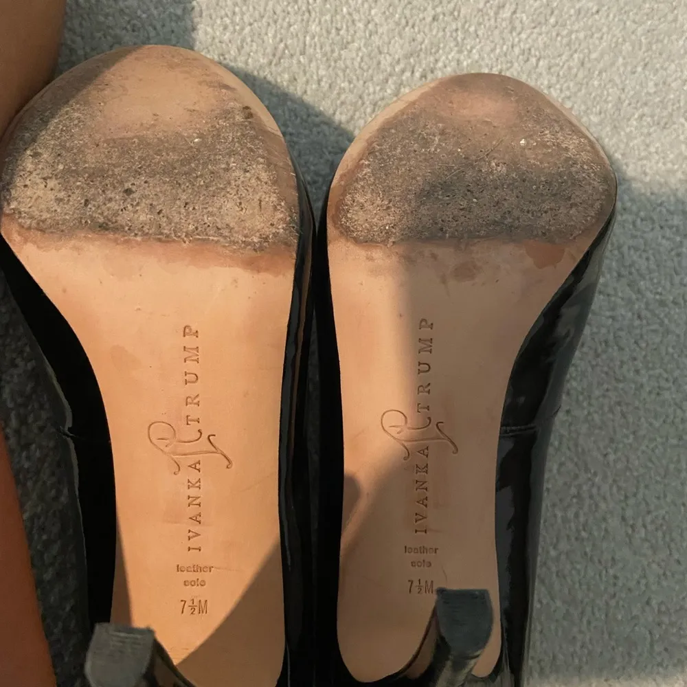 Round Toe Black Heels - Image 6