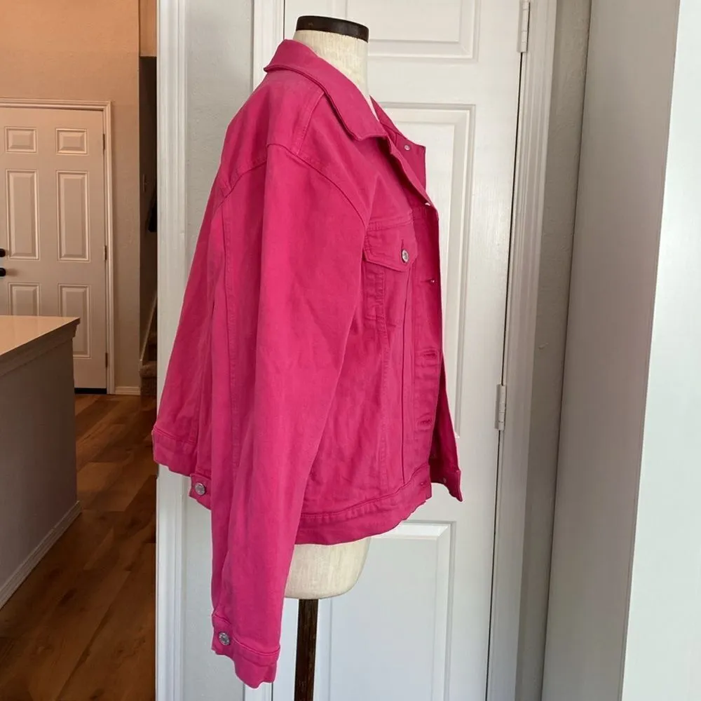 RAILS hibiscus Mulholland denim jacket - Image 13