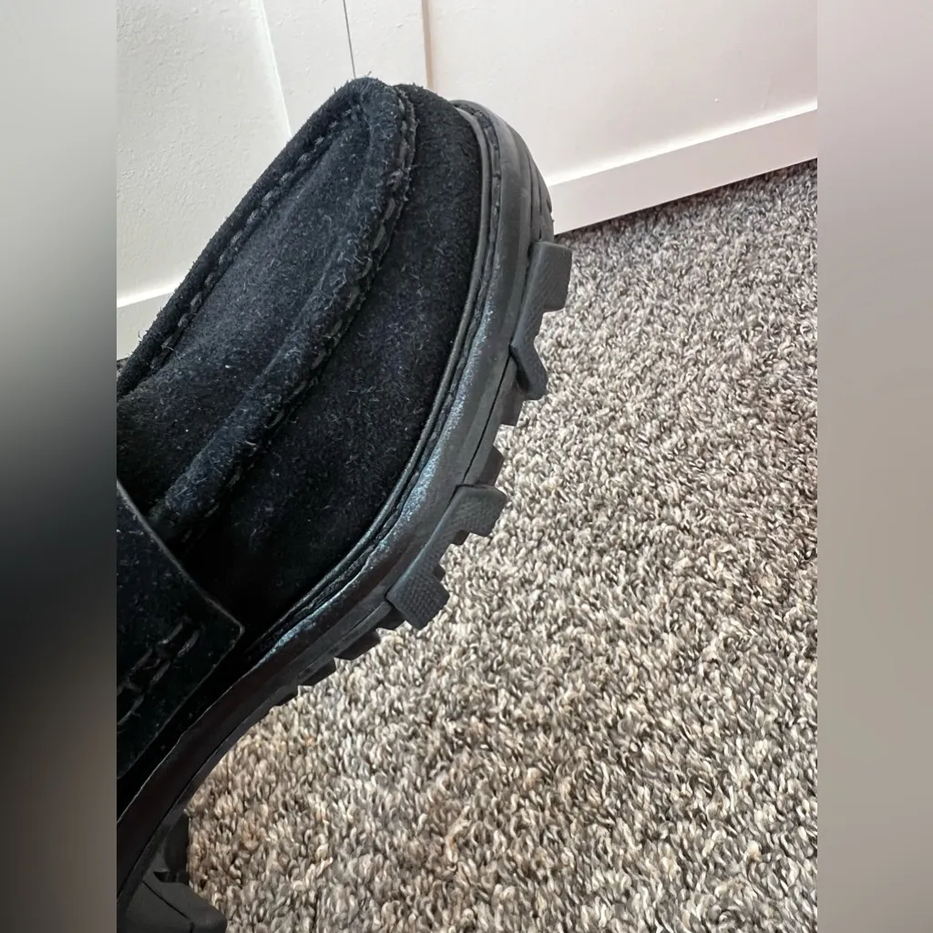 Rag & Bone Women’s New Black Suede Shiloh 2.0‎ Lug Loafers Size 9 - Image 8