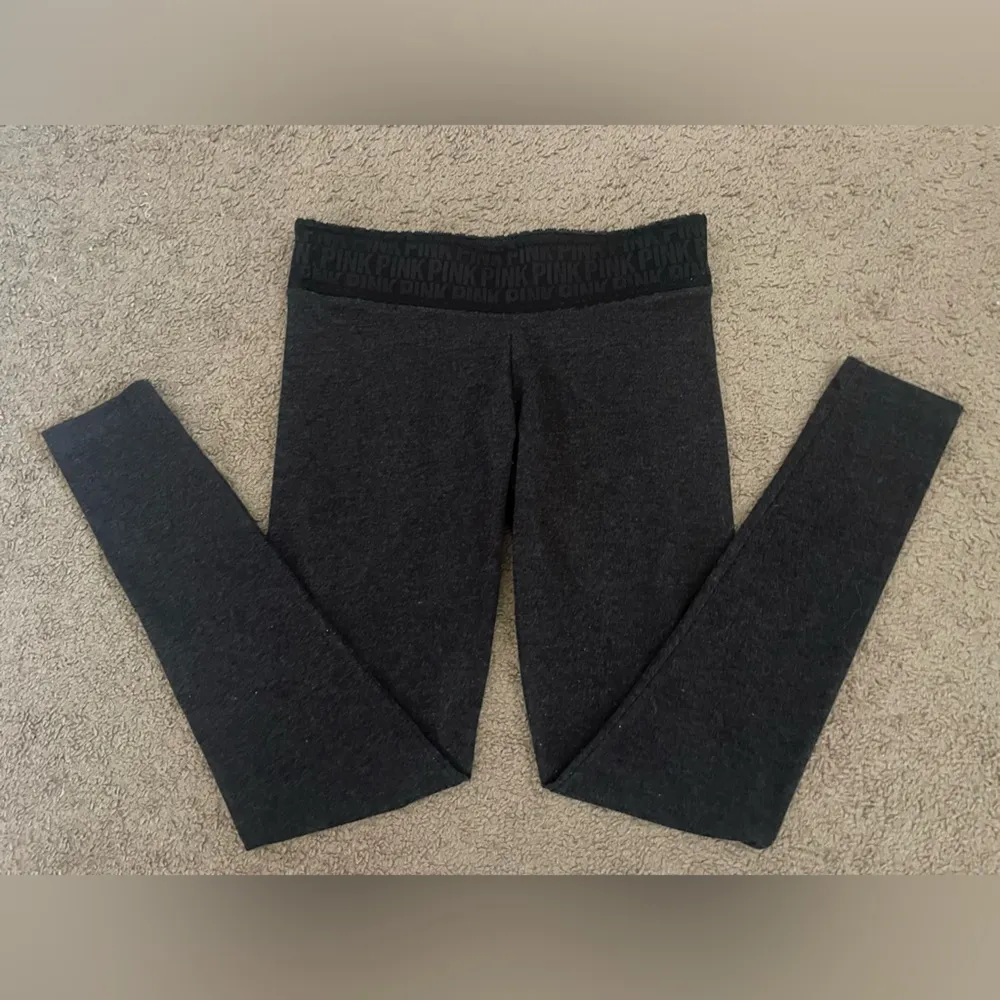 Victoria’s Secret (PINK) Yoga Pant Leggings with Lace Waistband - Image 2