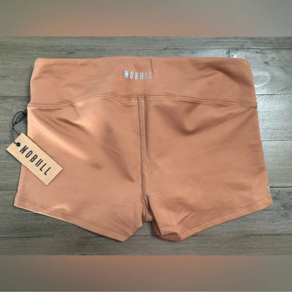 NWT NOBULL Women's Matte Short 2" - Small - Toffee Brown - Image 4