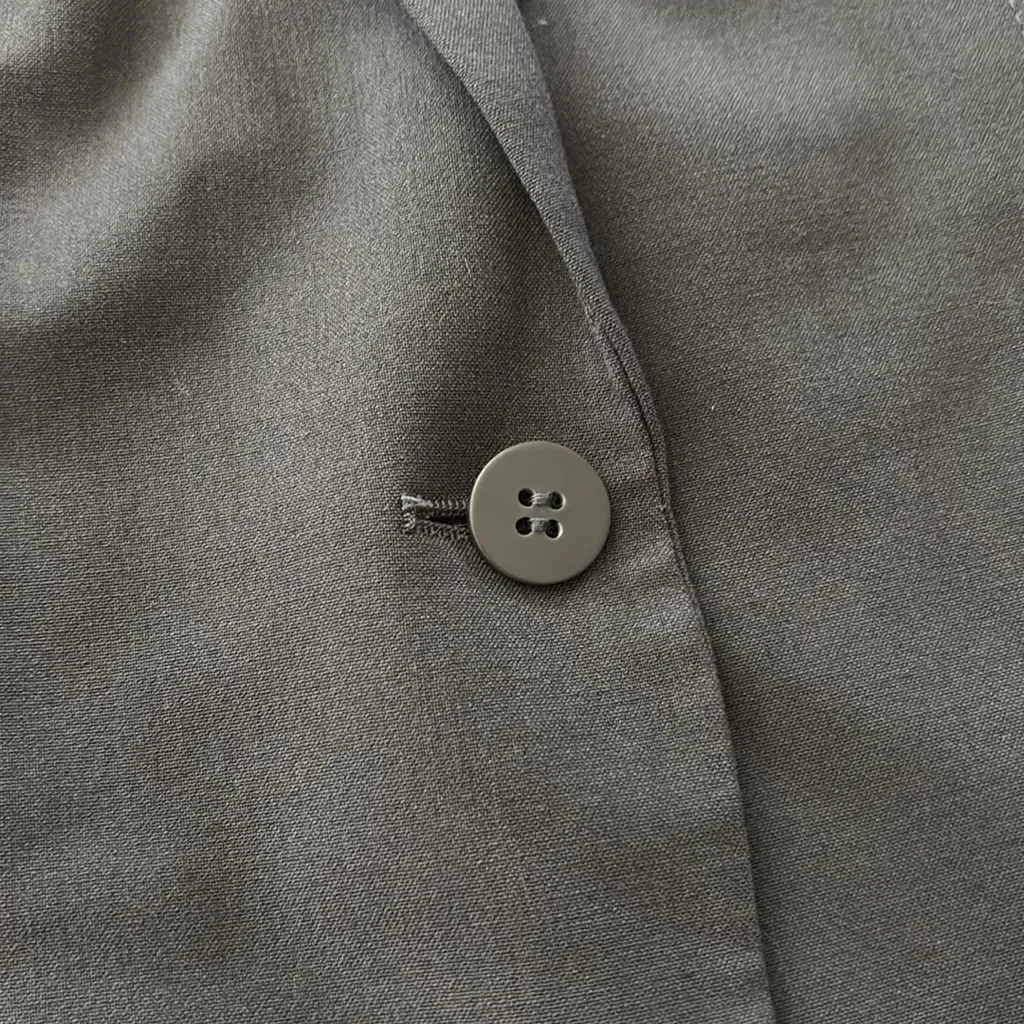 VENUS Dark Grey Single Button Blazer Jacket Size 6 - Image 3