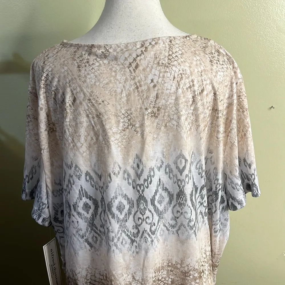 Alfred Dunner Acadia Women's Patterned Top short sleeve shirt - Image 11